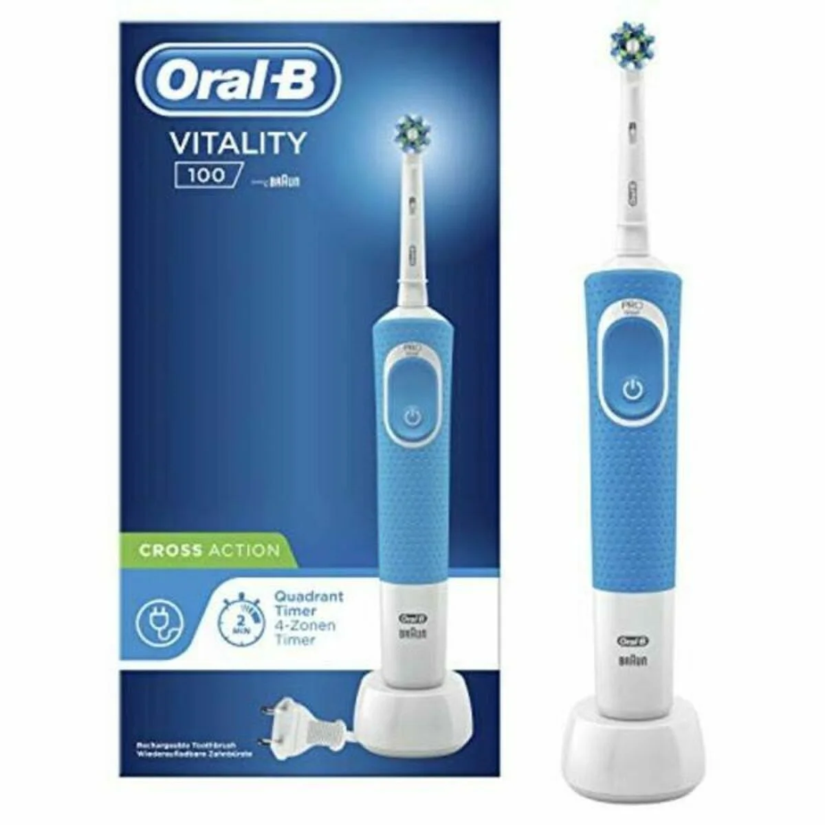 Cepillo de Dientes Eléctrico Oral-B Vitality Pro Negro
