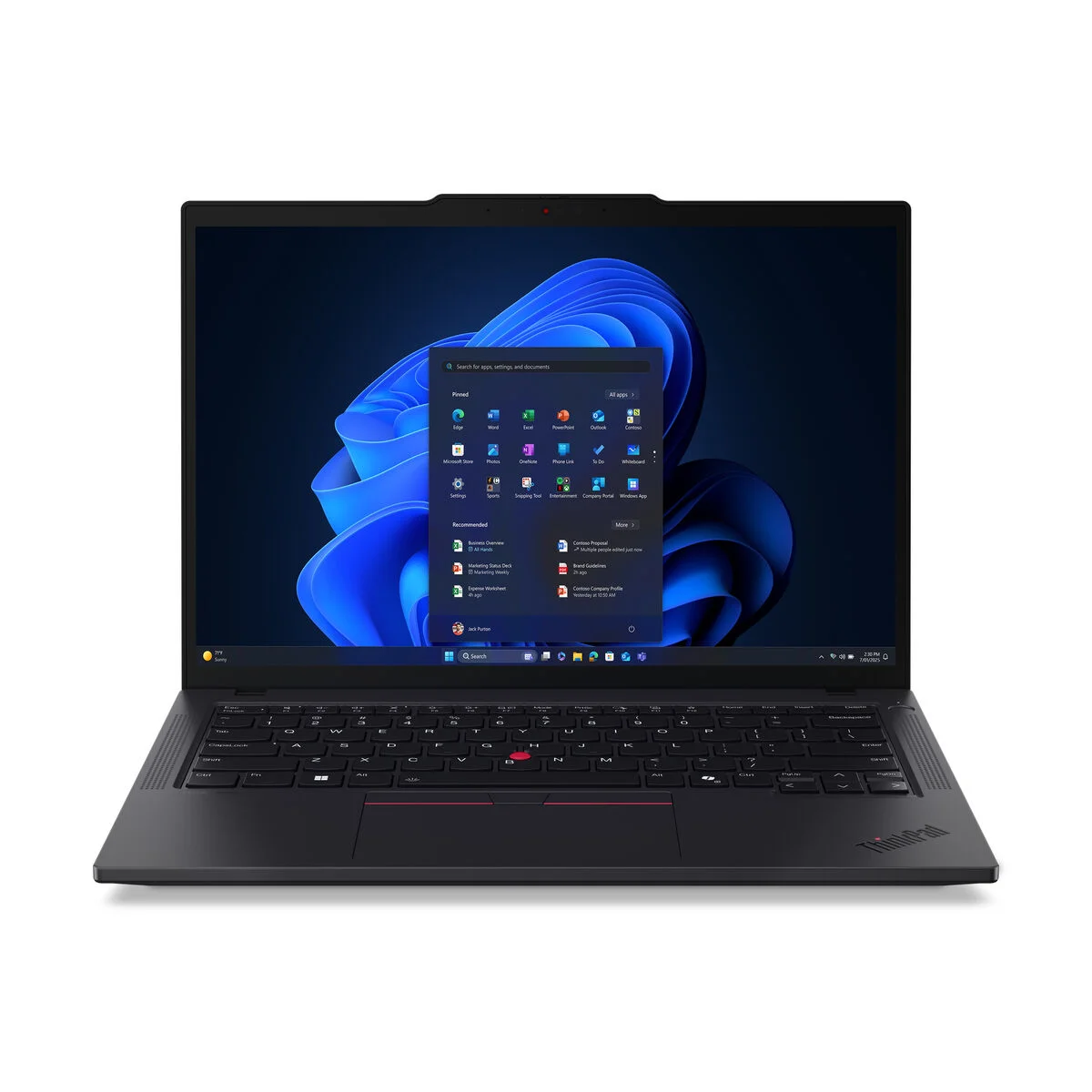 Laptop Lenovo 21QC004NSP 14" intel core ultra 7 16 GB RAM 512 GB 512 GB SSD Qwerty Español
