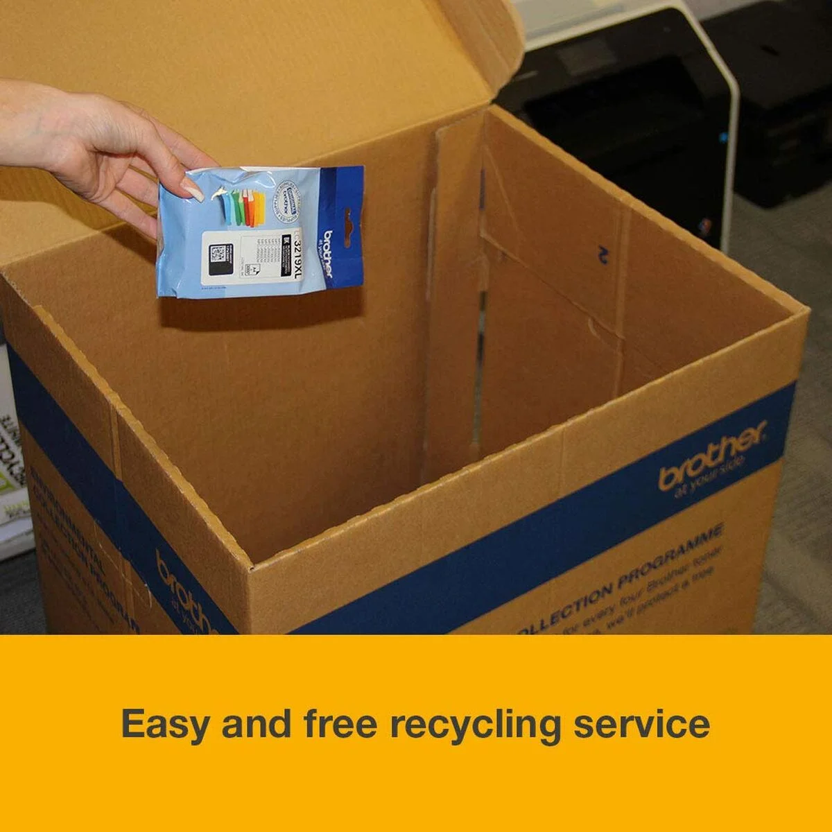 Cartucho de Tinta Original Brother Amarillo (5 Unidades)