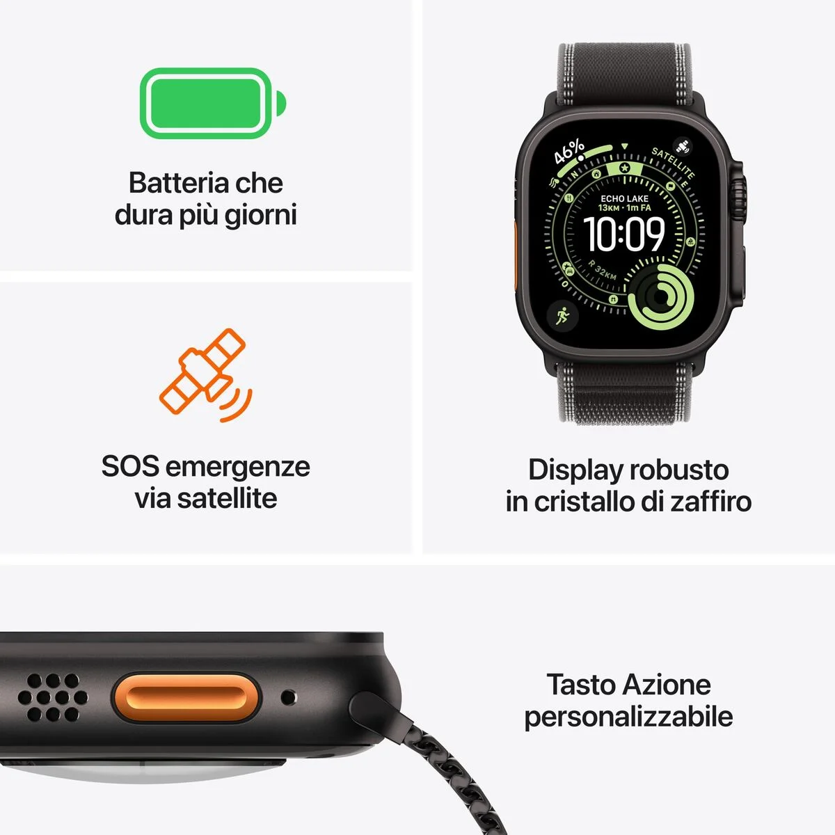 Smartwatch Apple MF1N4QL/A Negro 49 mm