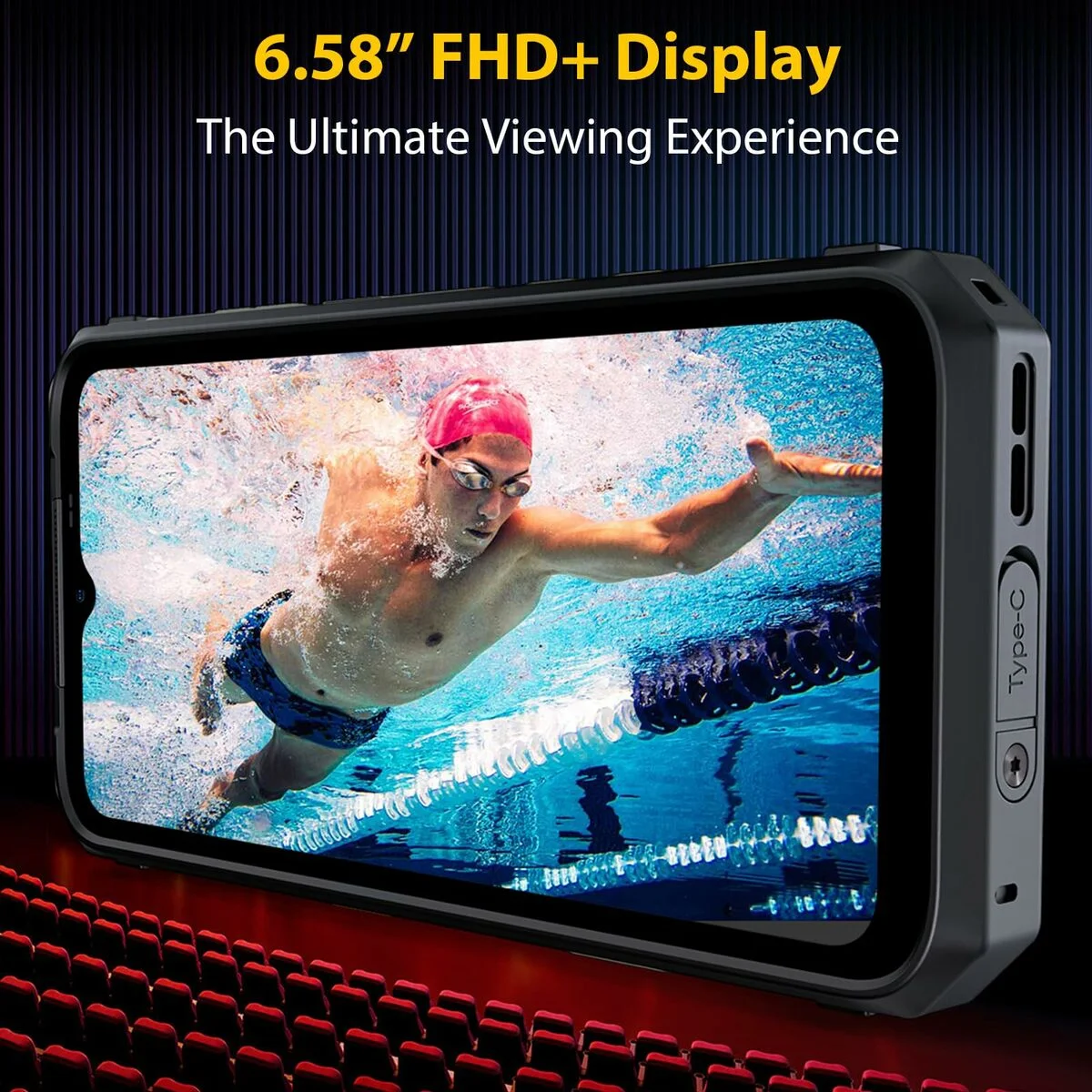 Smartphone Ulefone ARMOR 30 6,67" Mediatek Dimensity 700 12 GB RAM 512 GB Negro