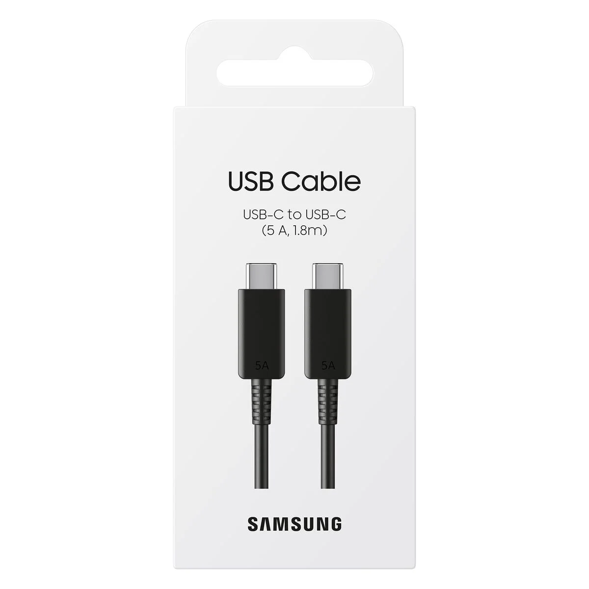 Cable de Datos/Carga con USB Samsung EP-DX510JBEGEU Negro 100 W