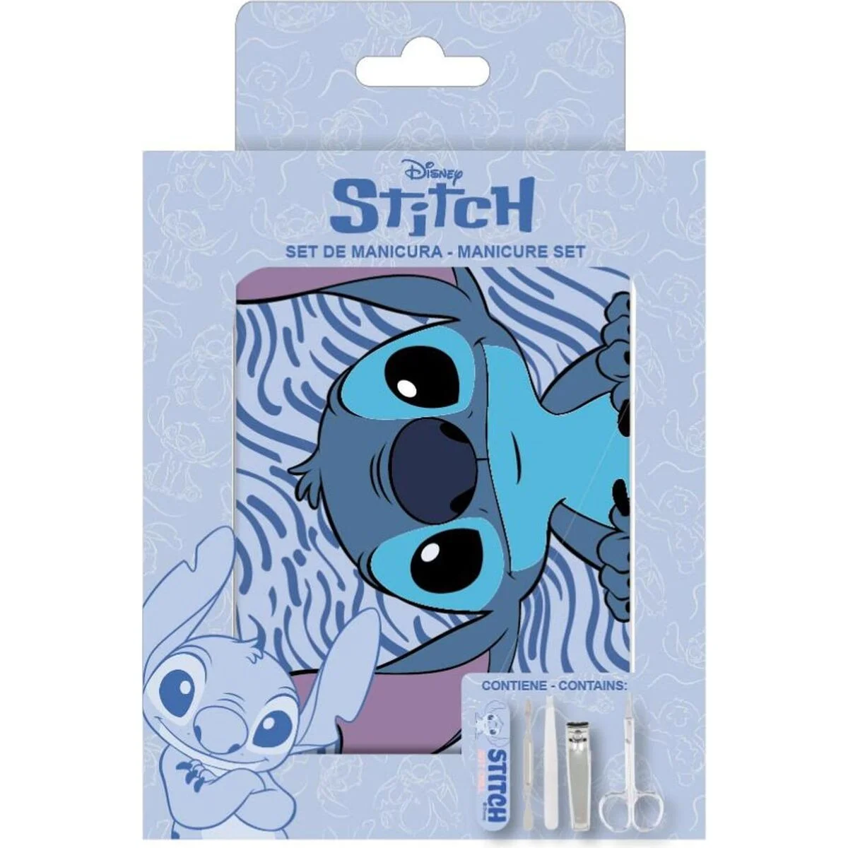 Set de Manicura Stitch Azul Infantil