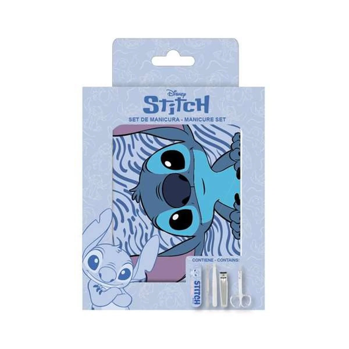 Set de Manicura Stitch Azul Infantil