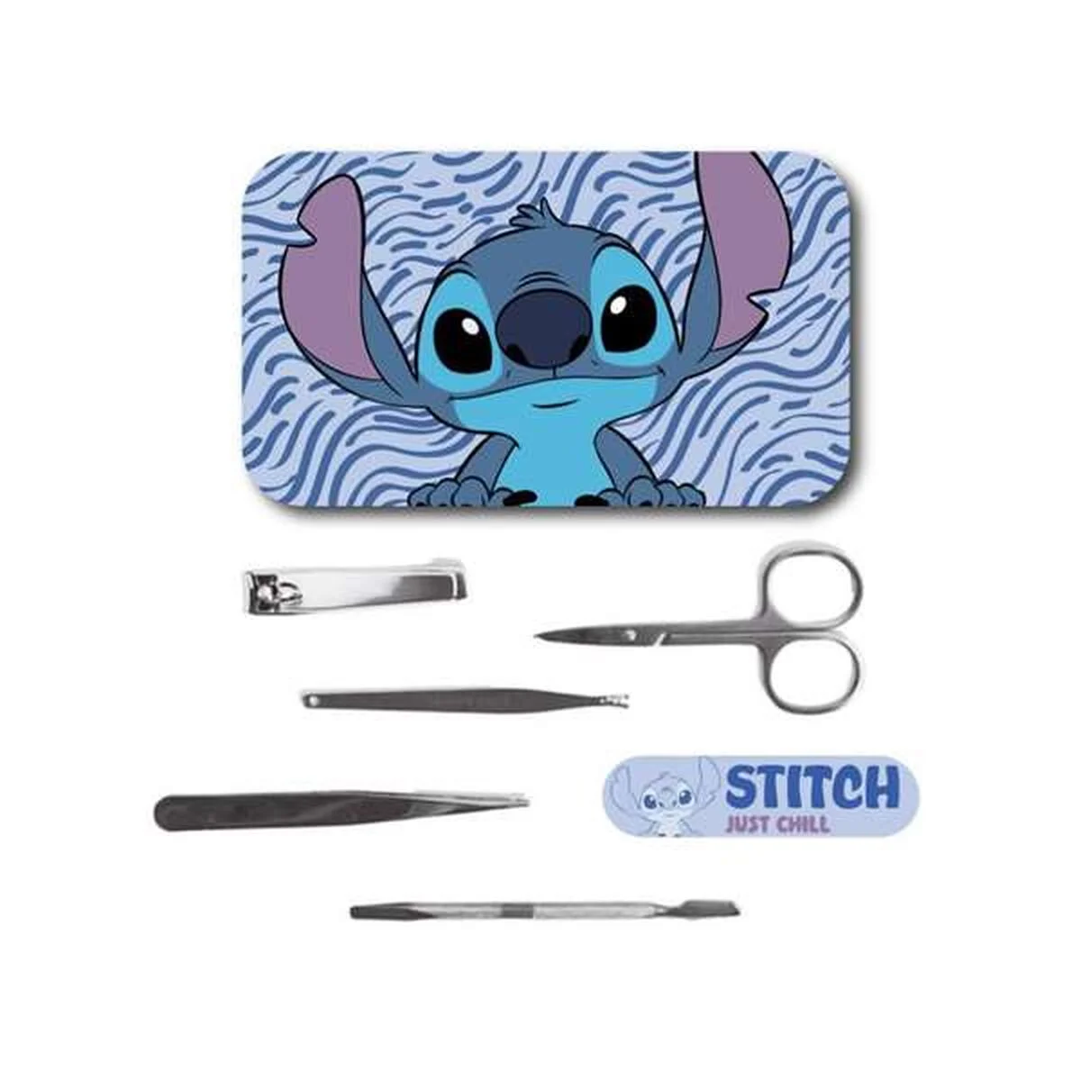 Set de Manicura Stitch Azul Infantil