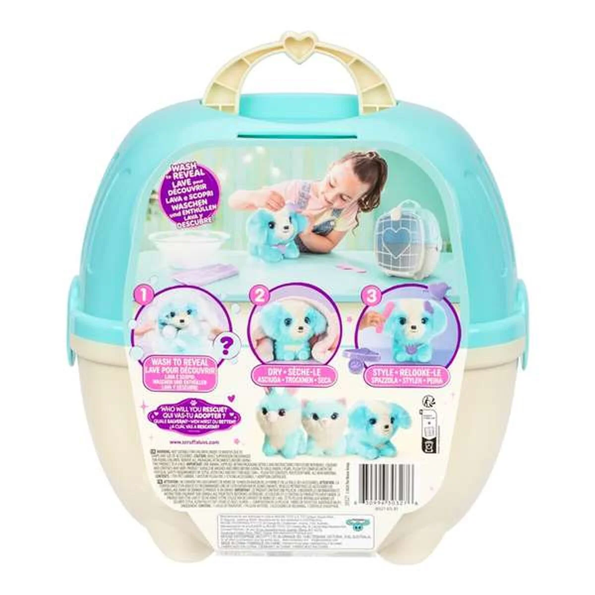 Mascota de Peluche Moose Azul Plástico