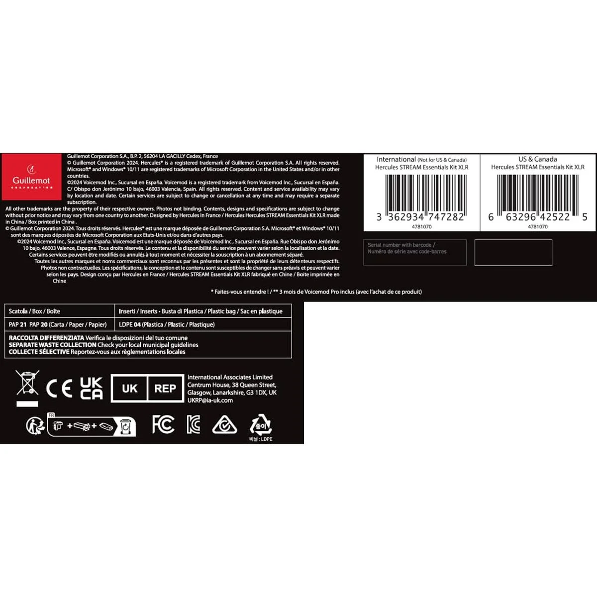 Controlador de Sonido Hercules 4781070