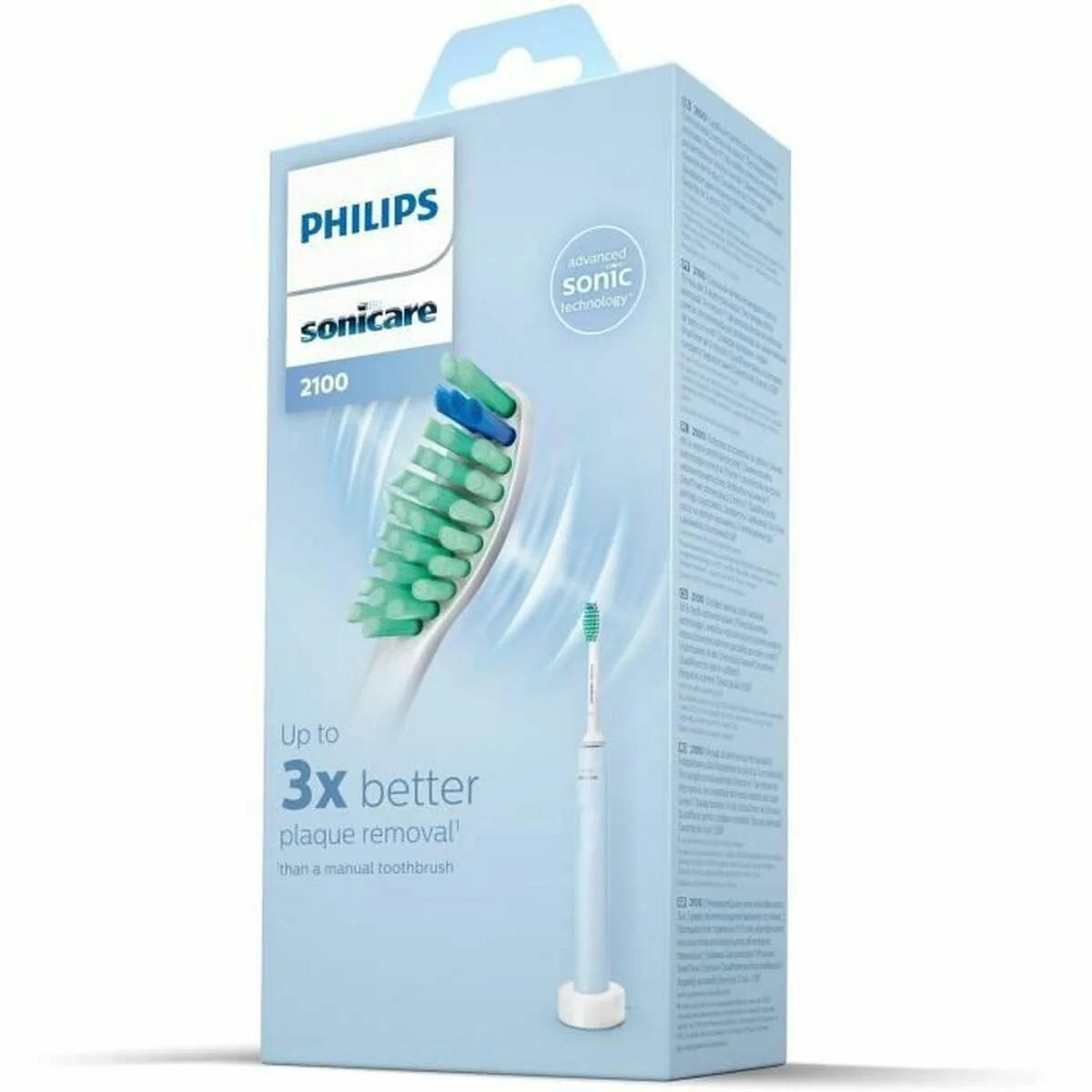 Cepillo de Dientes Eléctrico Philips HX3651/12     * Azul Blanco