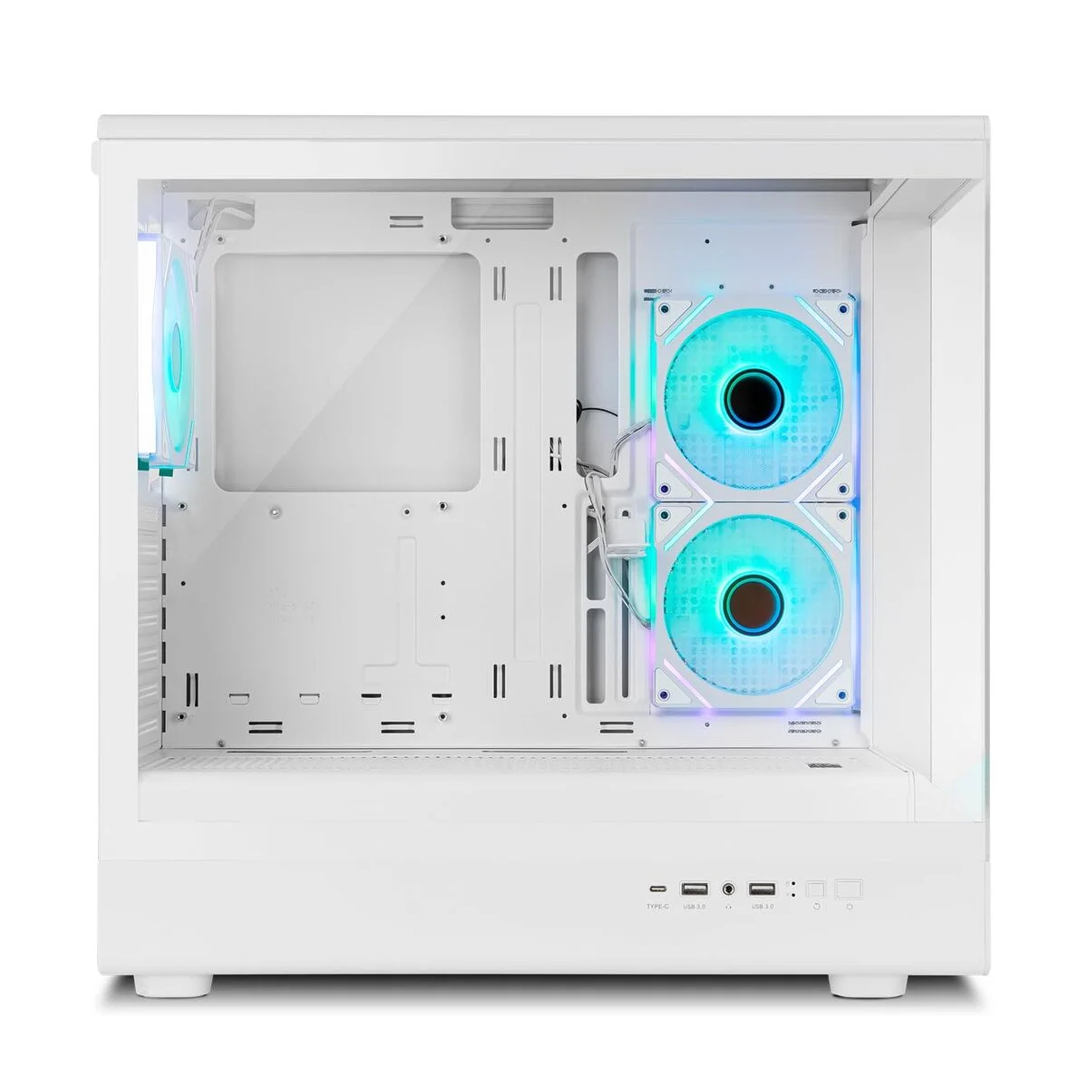 Caja Semitorre ATX Nox-Xtreme NXHUMMERSIGNAWH Blanco