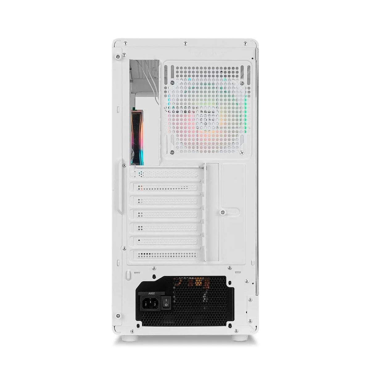 Caja Semitorre ATX Nox-Xtreme NXHUMMERSIGNAWH Blanco