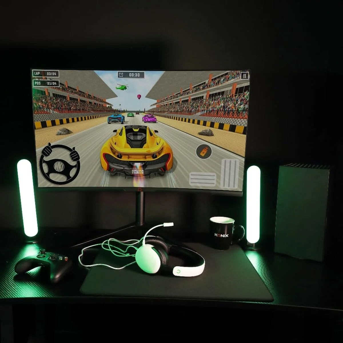 Auriculares KONIX Negro