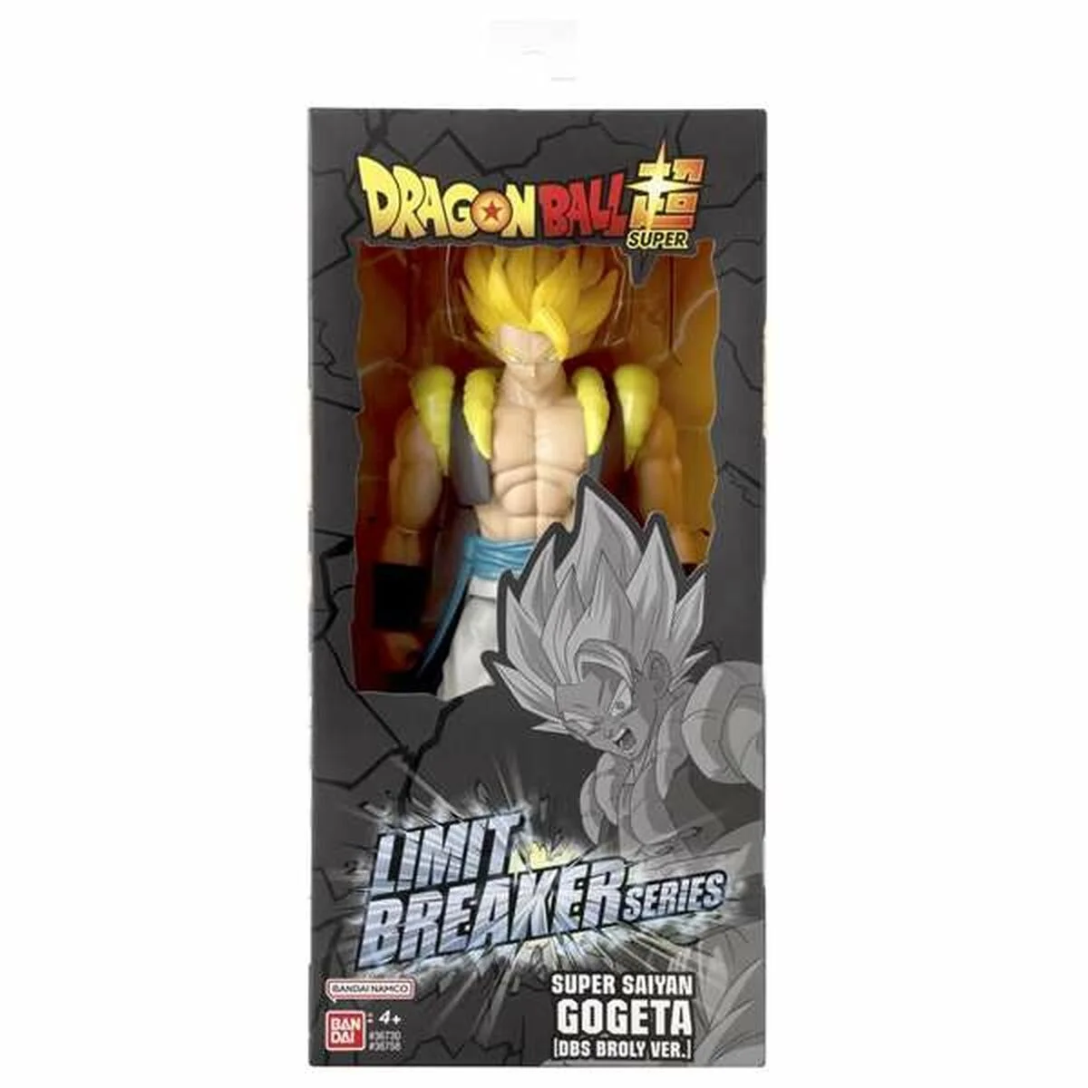Figura Articulada Bandai Limit Breaker Series Super Saiyan Gogeta 30 cm PVC