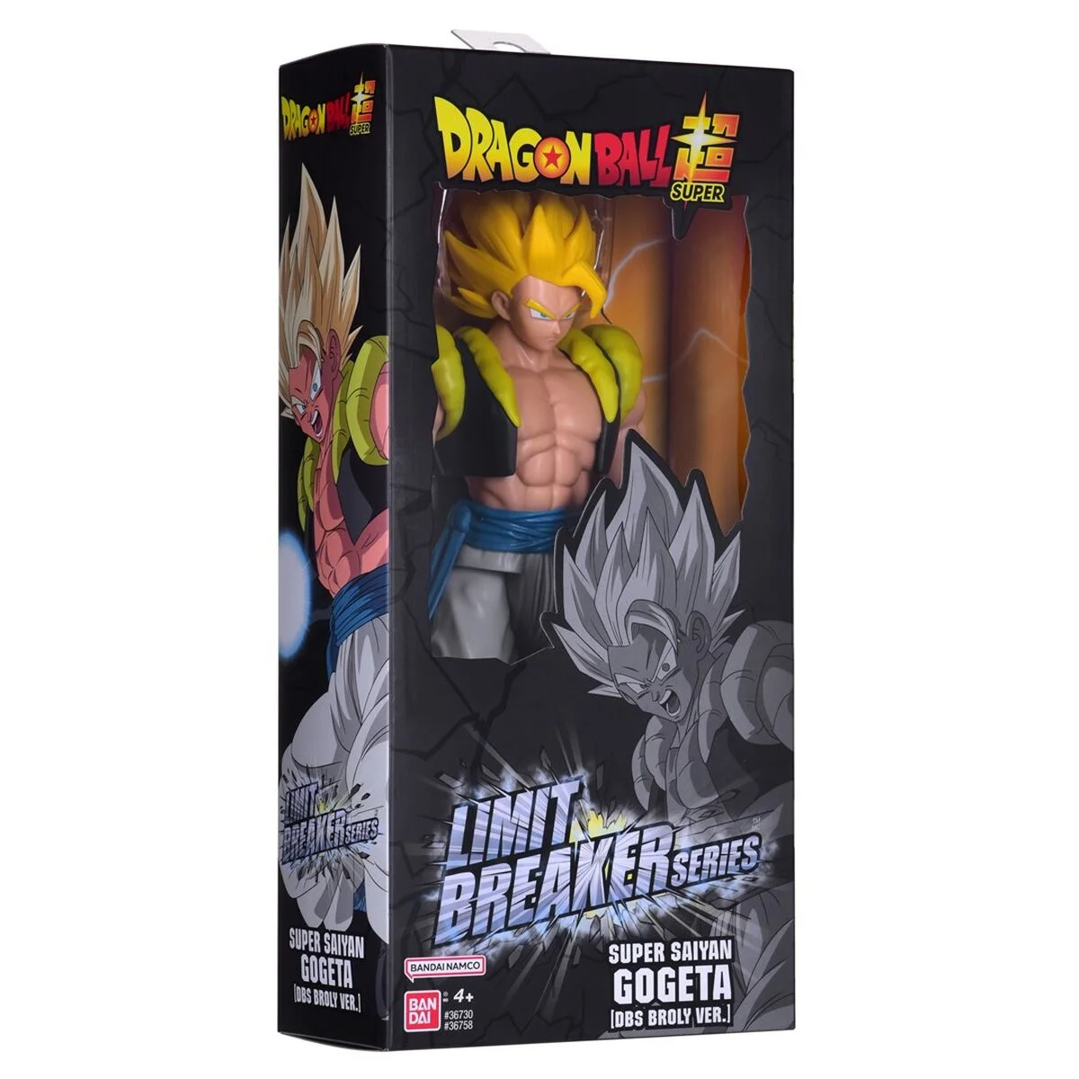 Figura Articulada Bandai Limit Breaker Series Super Saiyan Gogeta 30 cm PVC
