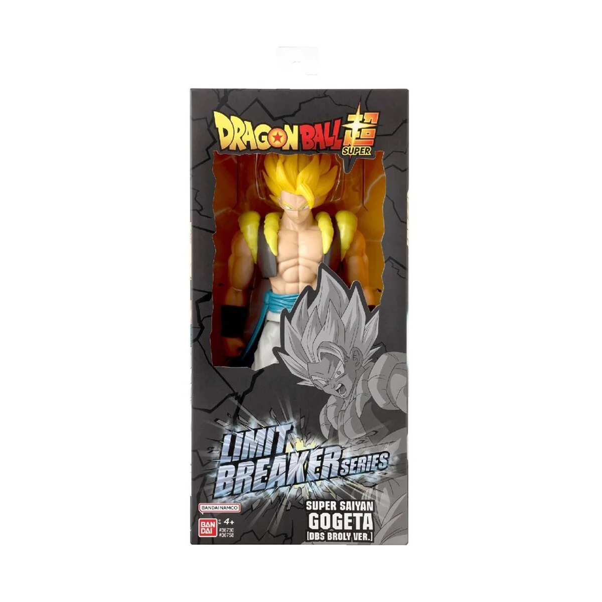 Figura Articulada Bandai Limit Breaker Series Super Saiyan Gogeta 30 cm PVC