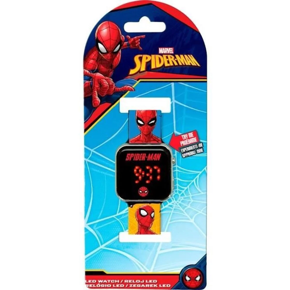 Reloj digital Kids Licensing Rojo Pantalla LED