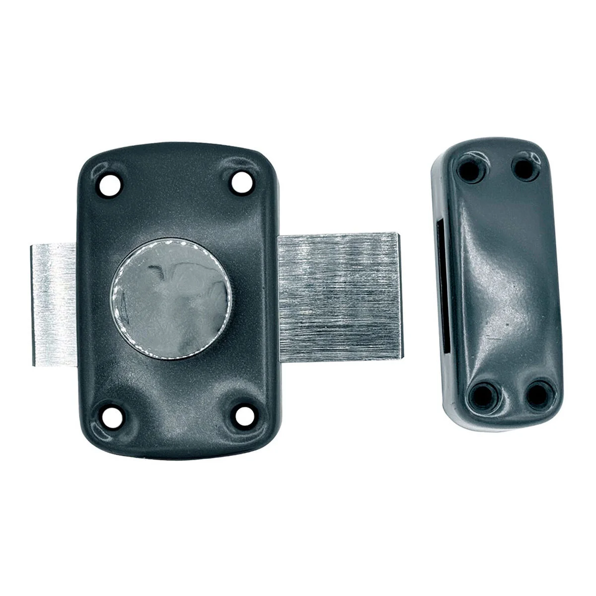 Cerradura de sobreponer Micel crr15 Acero izquierda-derecha Gris