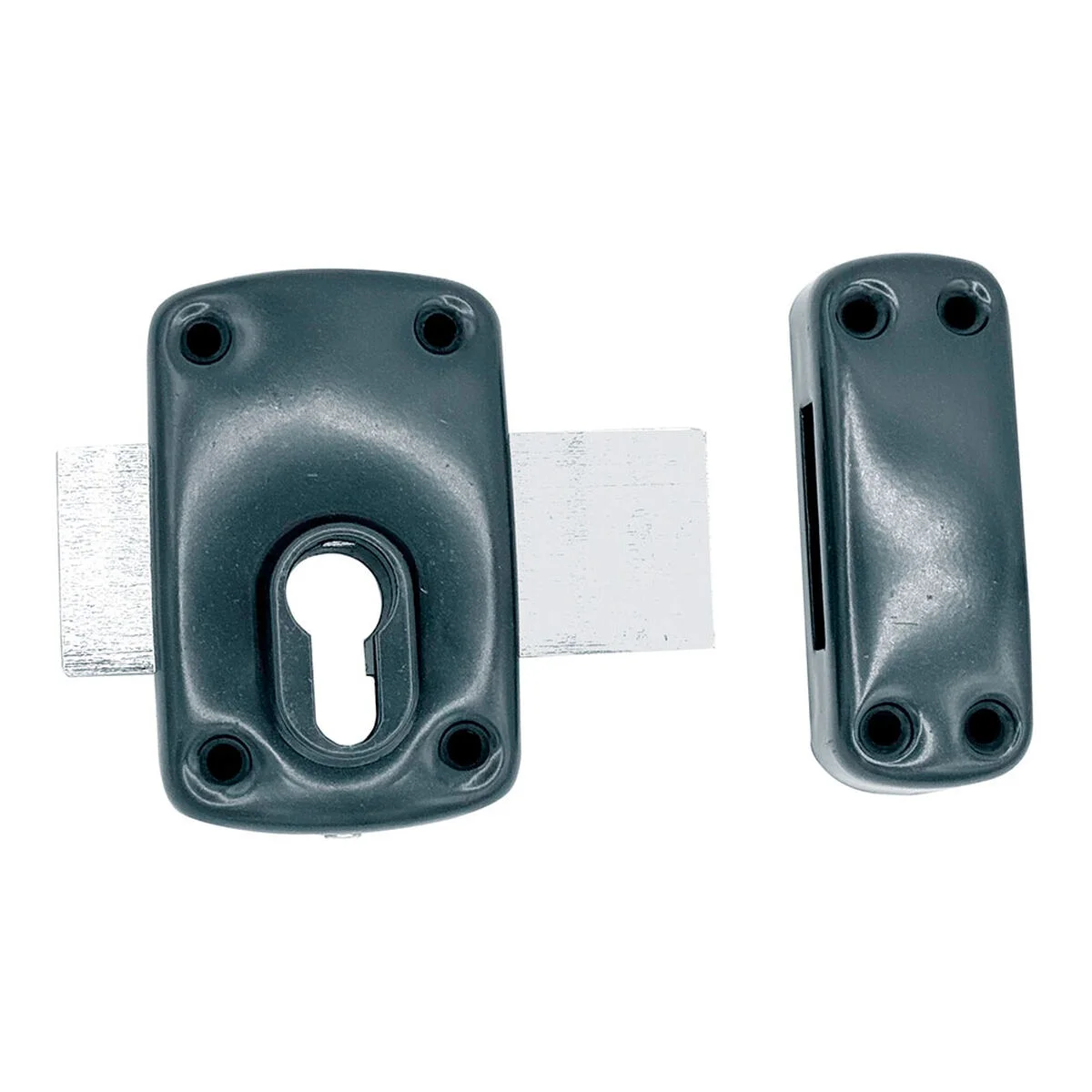 Cerradura de sobreponer Micel crr16 Acero Gris