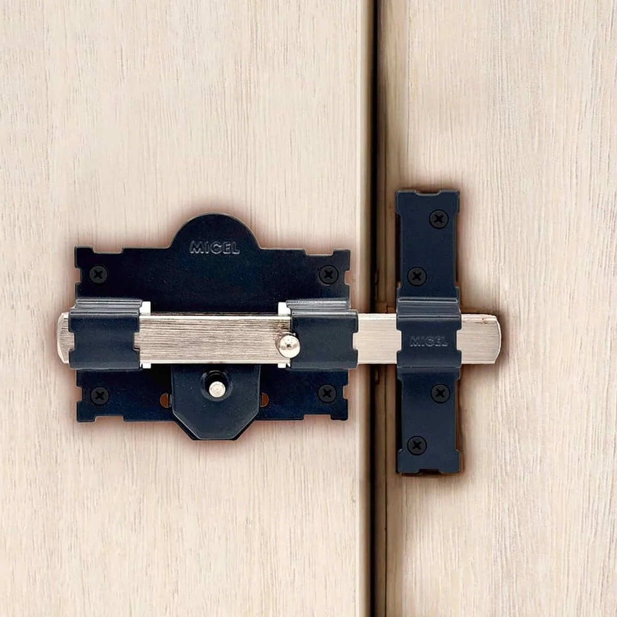 Cerrojo de seguridad Micel crr06 105b/70 Acero 70 mm Gris Sobreponer