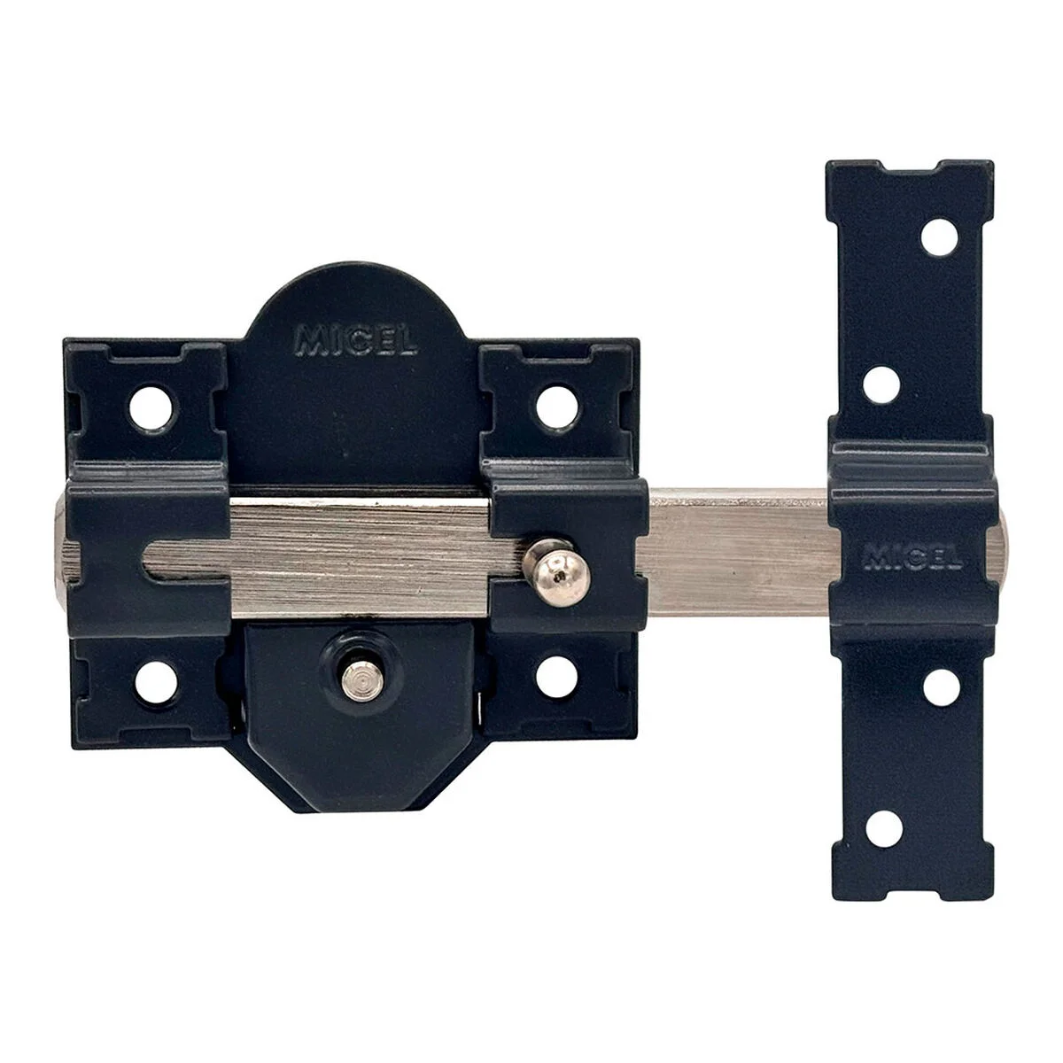 Cerrojo de seguridad Micel crr12 86b/50 mm Acero Gris 50 mm Sobreponer