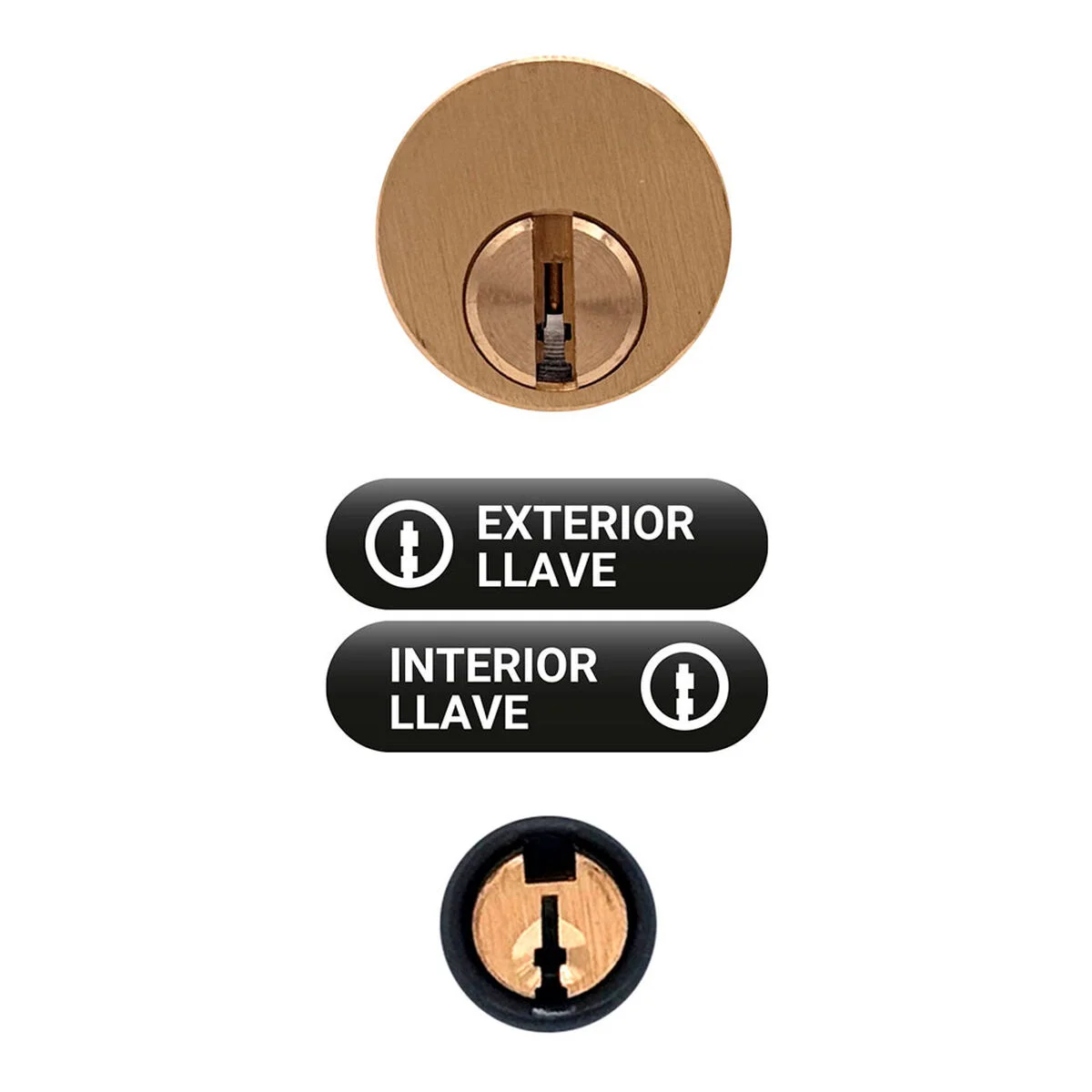 Cerrojo de seguridad Micel crr13 86l/50 mm Acero Gris 50 mm izquierda-derecha Sobreponer