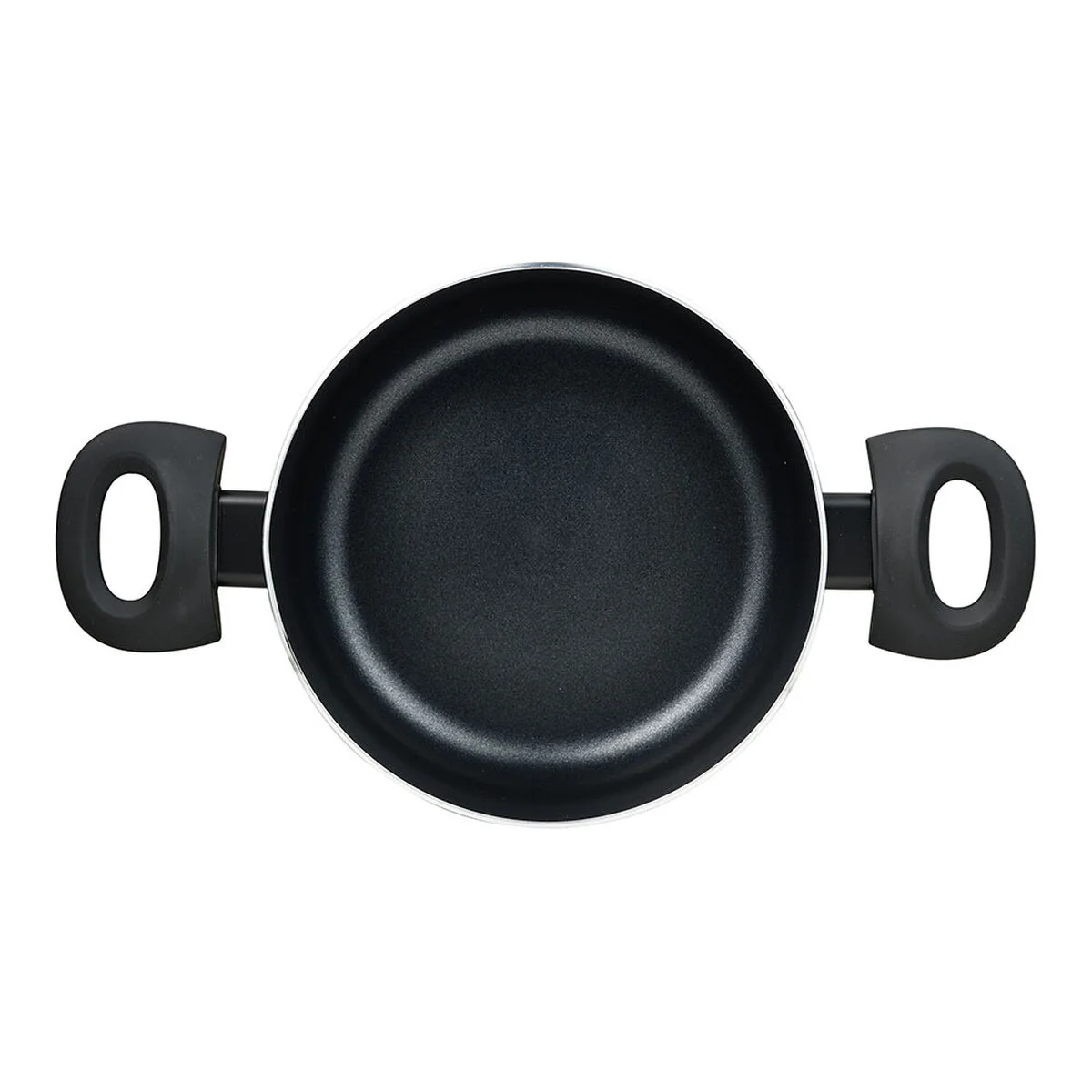 Cacerola Con Tapa San Ignacio experto Negro Verde Transparente Ø 24 cm