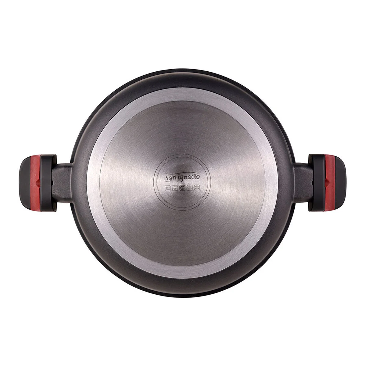 Olla con Tapa San Ignacio denia experto Aluminio fundido Rojo