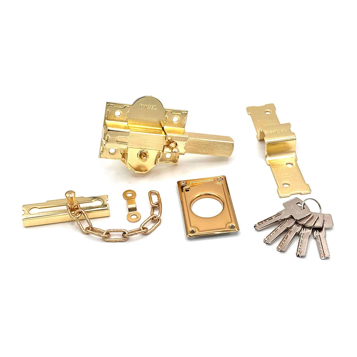 Cerrojo de seguridad Micel crr10 86b/50 Acero Latón 50 mm Sobreponer