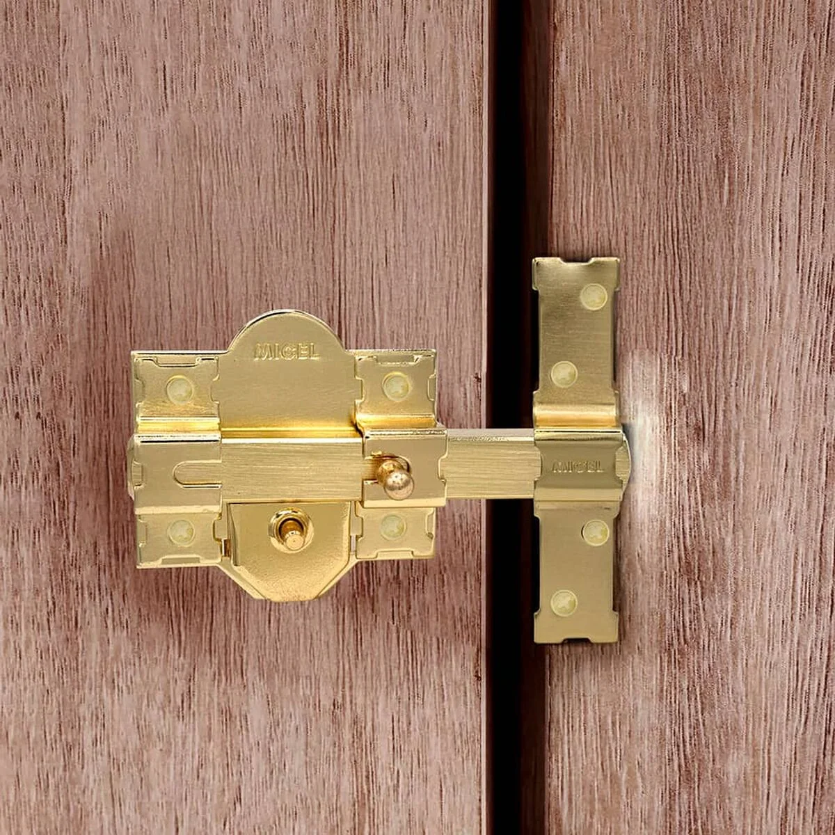 Cerrojo de seguridad Micel crr10 86b/50 Acero Latón 50 mm Sobreponer