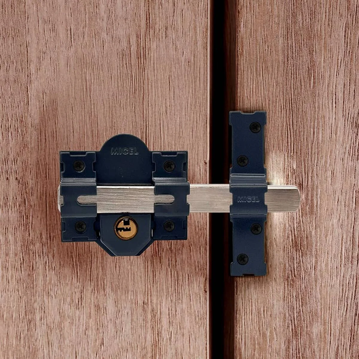 Cerrojo de seguridad Micel crr11 86l/50 mm Acero Gris 50 mm Sobreponer