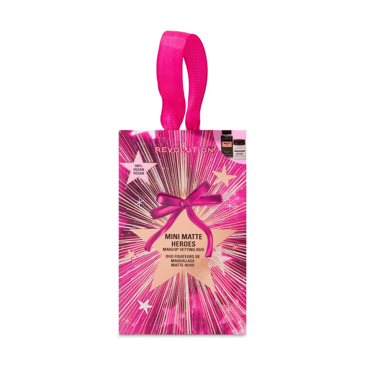 Set de Maquillaje Revolution Make Up MINI MATTE HEROES 2 Piezas