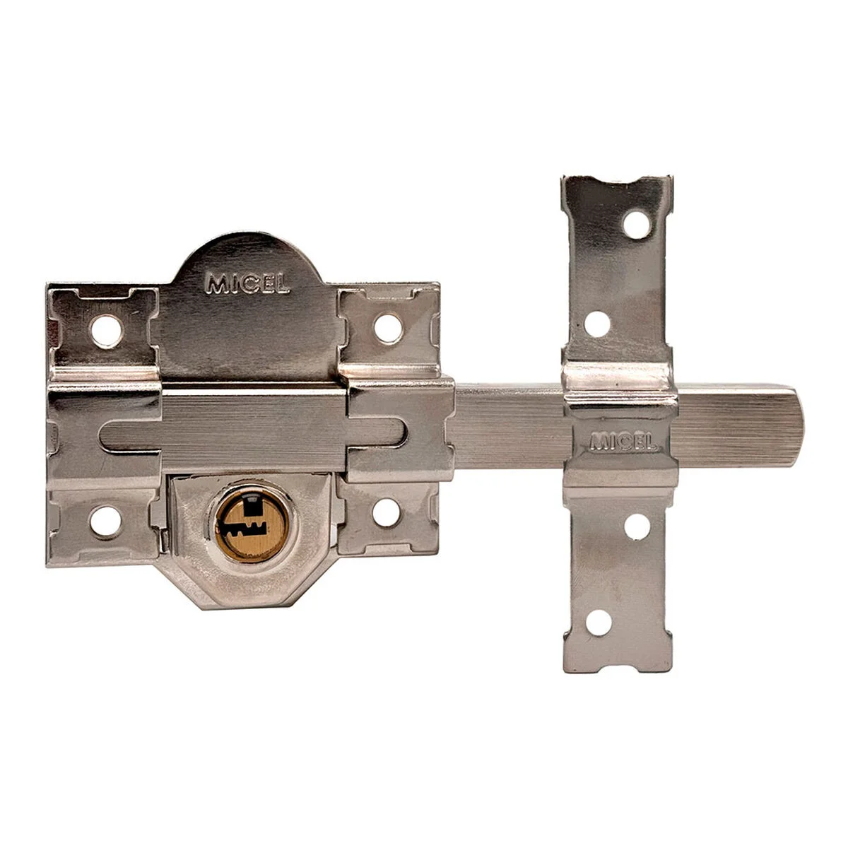 Cerrojo de seguridad Micel crr11 86l/50 Acero Níquel 50 mm Sobreponer