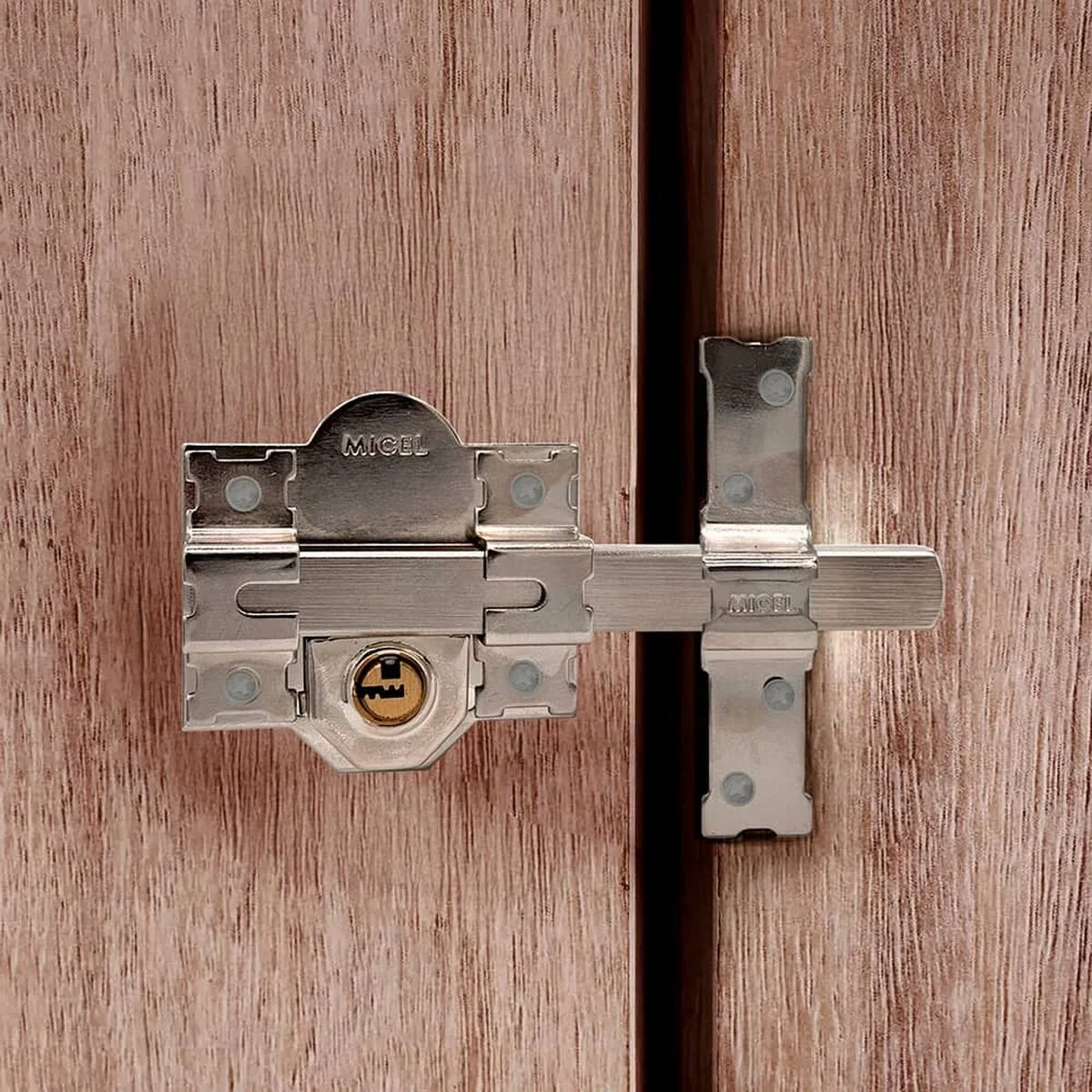 Cerrojo de seguridad Micel crr11 86l/50 Acero Níquel 50 mm Sobreponer