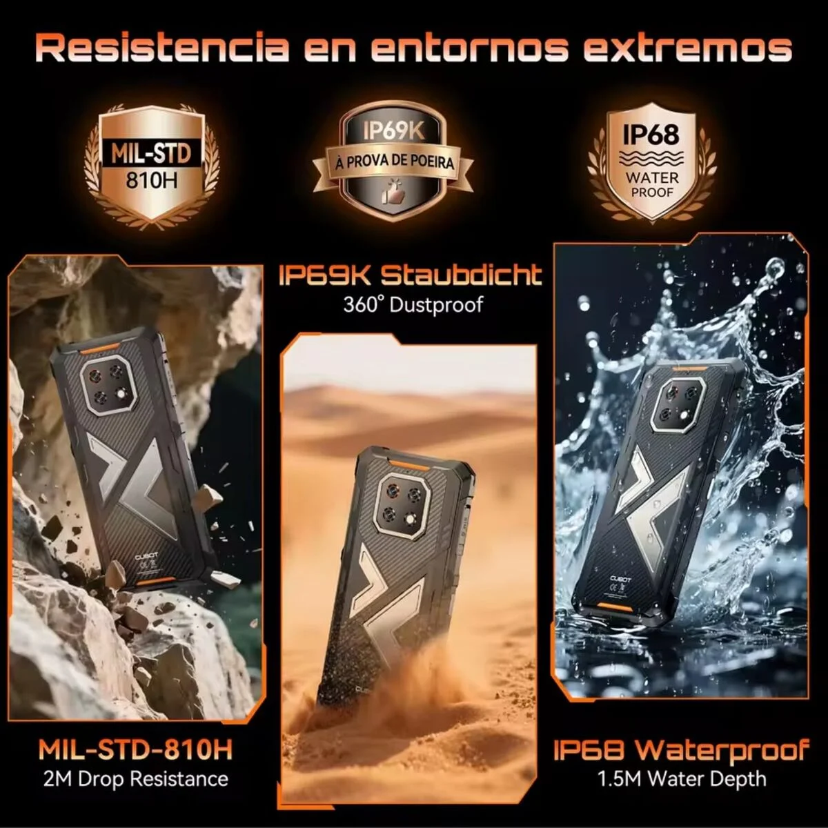 Smartphone Cubot CUBKKES3BLK 6 GB RAM 256 GB 6,75"