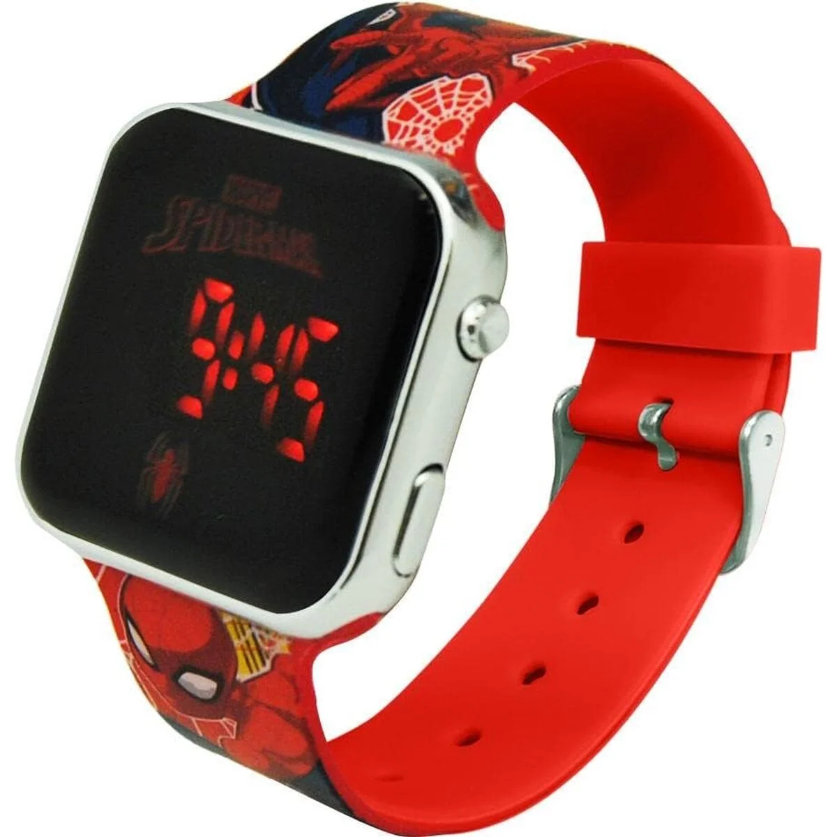 Reloj digital Kids Licensing ZZIPP Rojo Pantalla LED