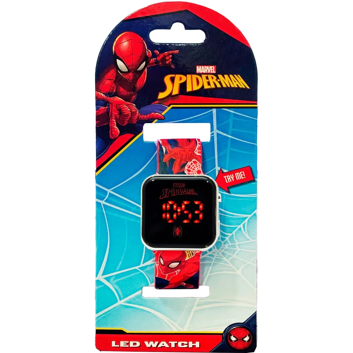 Reloj digital Kids Licensing ZZIPP Rojo Pantalla LED