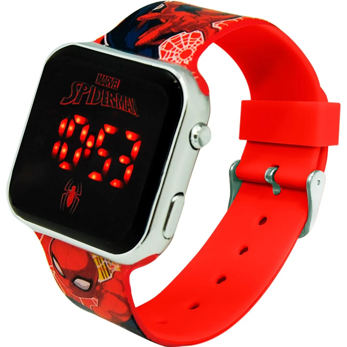 Reloj digital Kids Licensing ZZIPP Rojo Pantalla LED