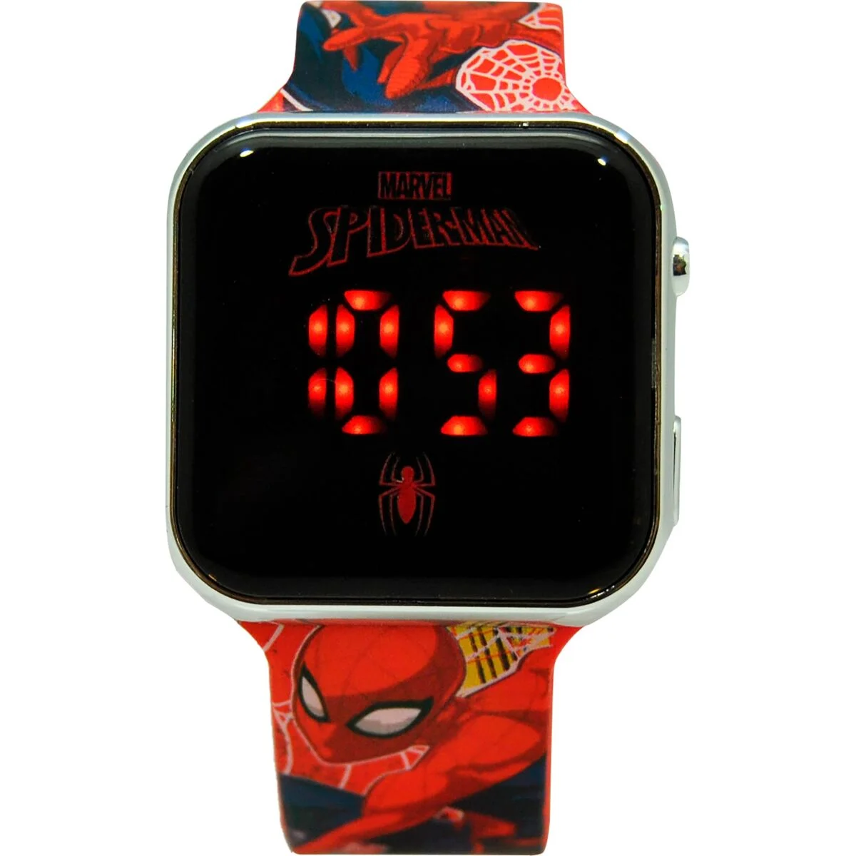 Reloj digital Kids Licensing ZZIPP Rojo Pantalla LED