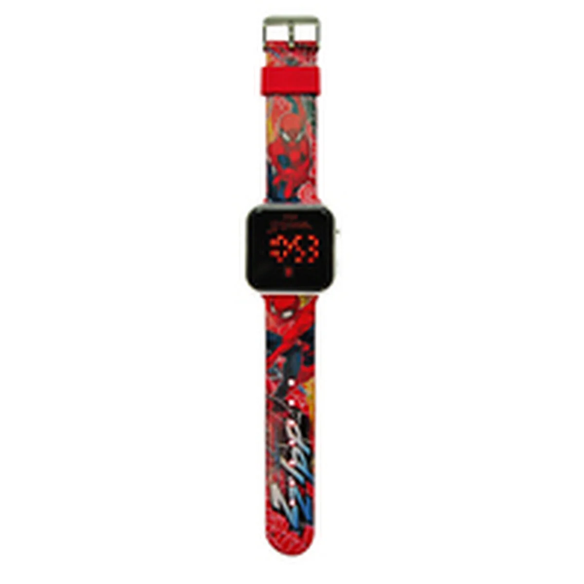 Reloj digital Kids Licensing ZZIPP Rojo Pantalla LED