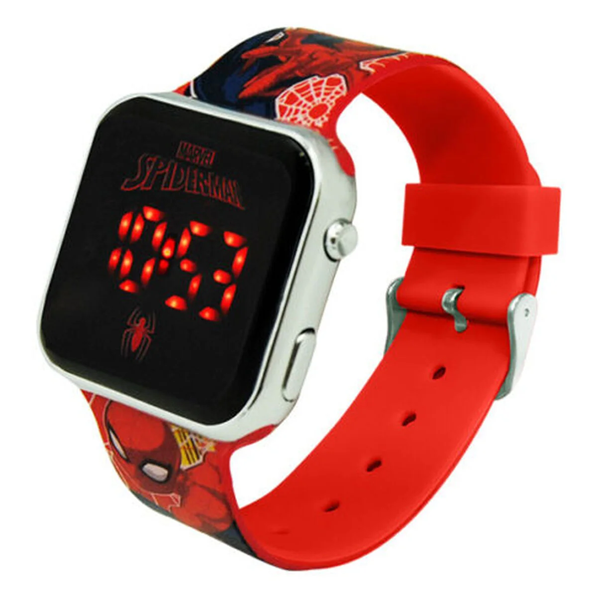 Reloj digital Kids Licensing ZZIPP Rojo Pantalla LED