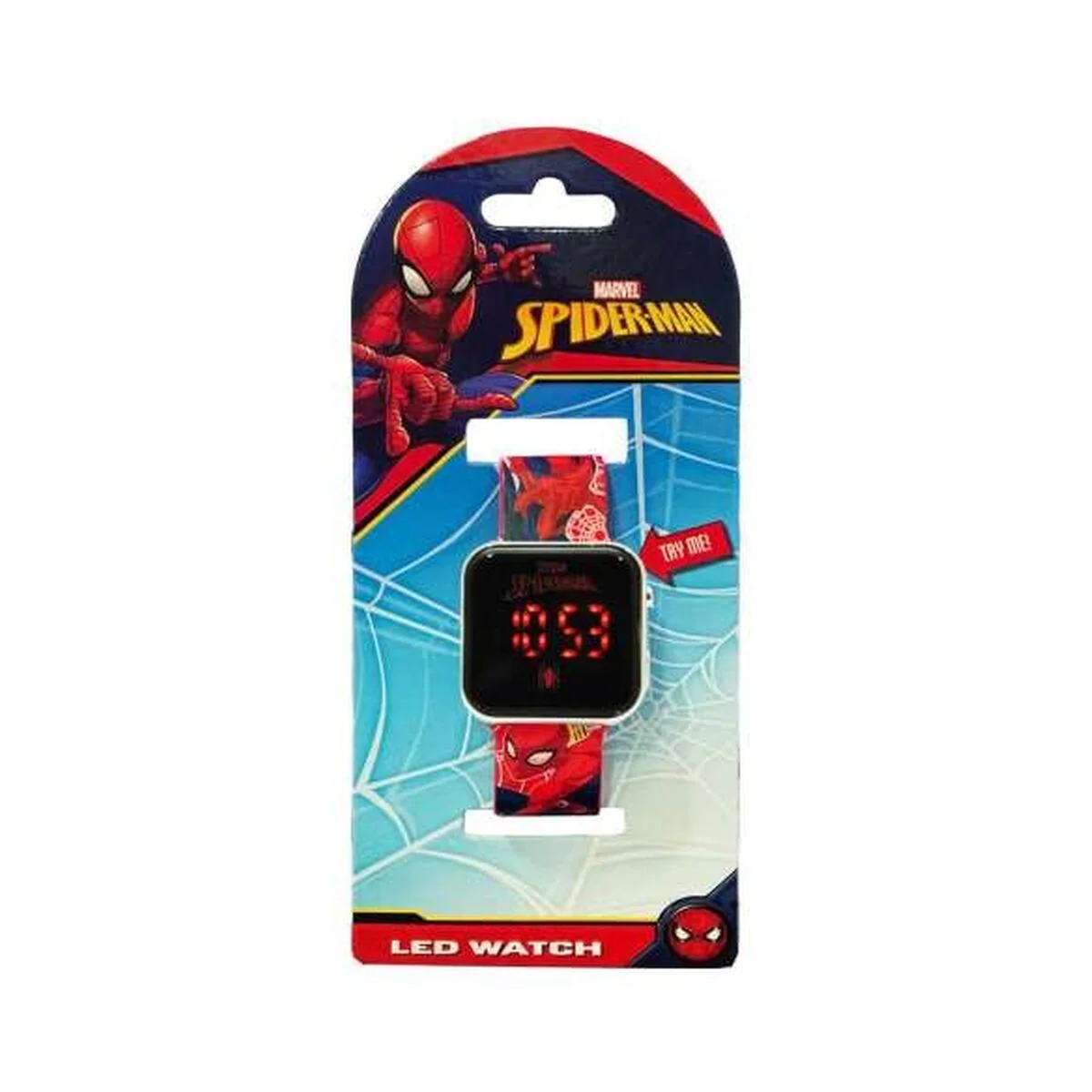 Reloj digital Kids Licensing ZZIPP Rojo Pantalla LED