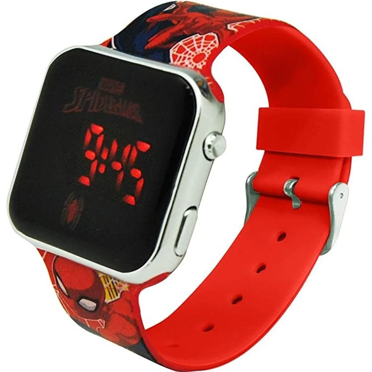Reloj digital Kids Licensing ZZIPP Rojo Pantalla LED