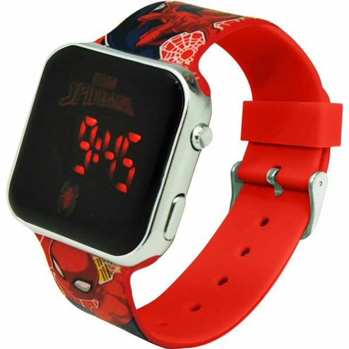 Reloj digital Kids Licensing ZZIPP Rojo Pantalla LED