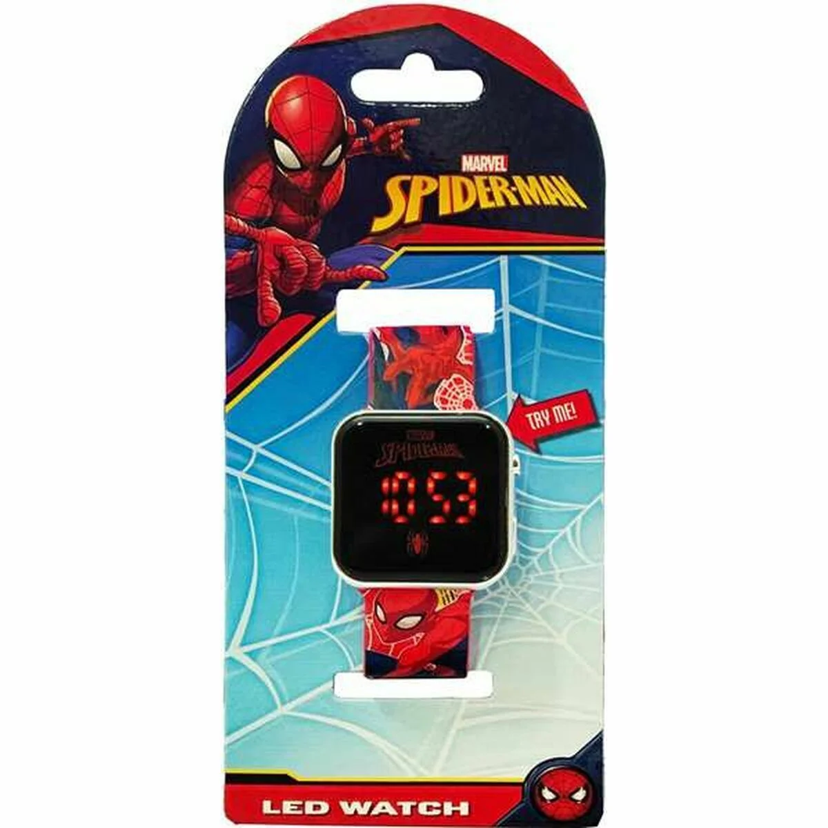 Reloj digital Kids Licensing ZZIPP Rojo Pantalla LED