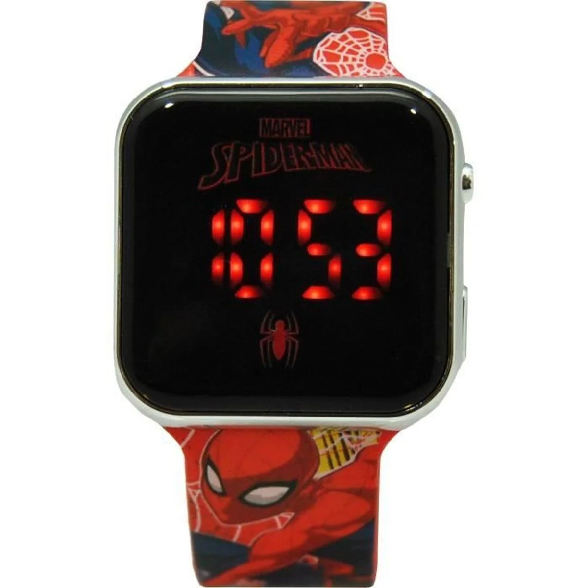 Reloj digital Kids Licensing ZZIPP Rojo Pantalla LED