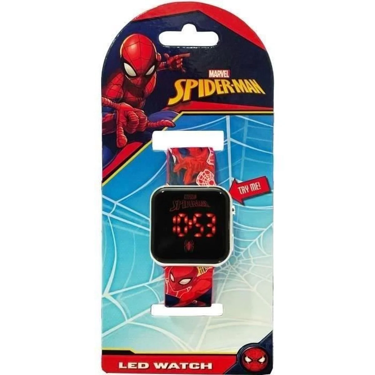 Reloj digital Kids Licensing ZZIPP Rojo Pantalla LED