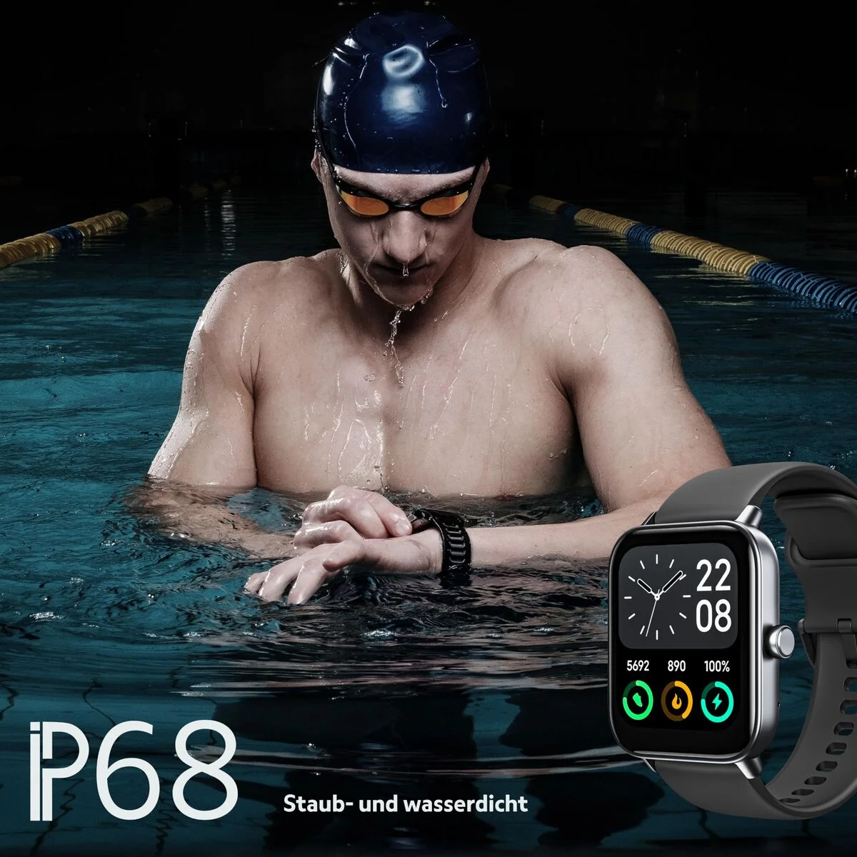 Smartwatch beafon WATCH 101 1,8" Negro Gris