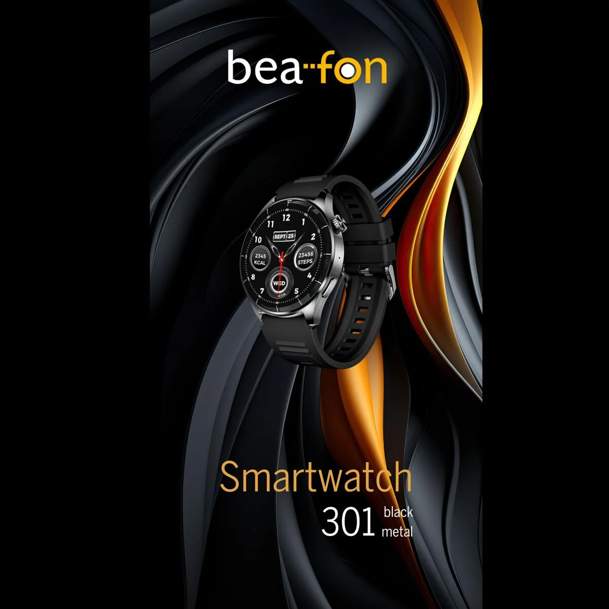 Smartwatch beafon WATCH 301 44 mm 1,45" Negro