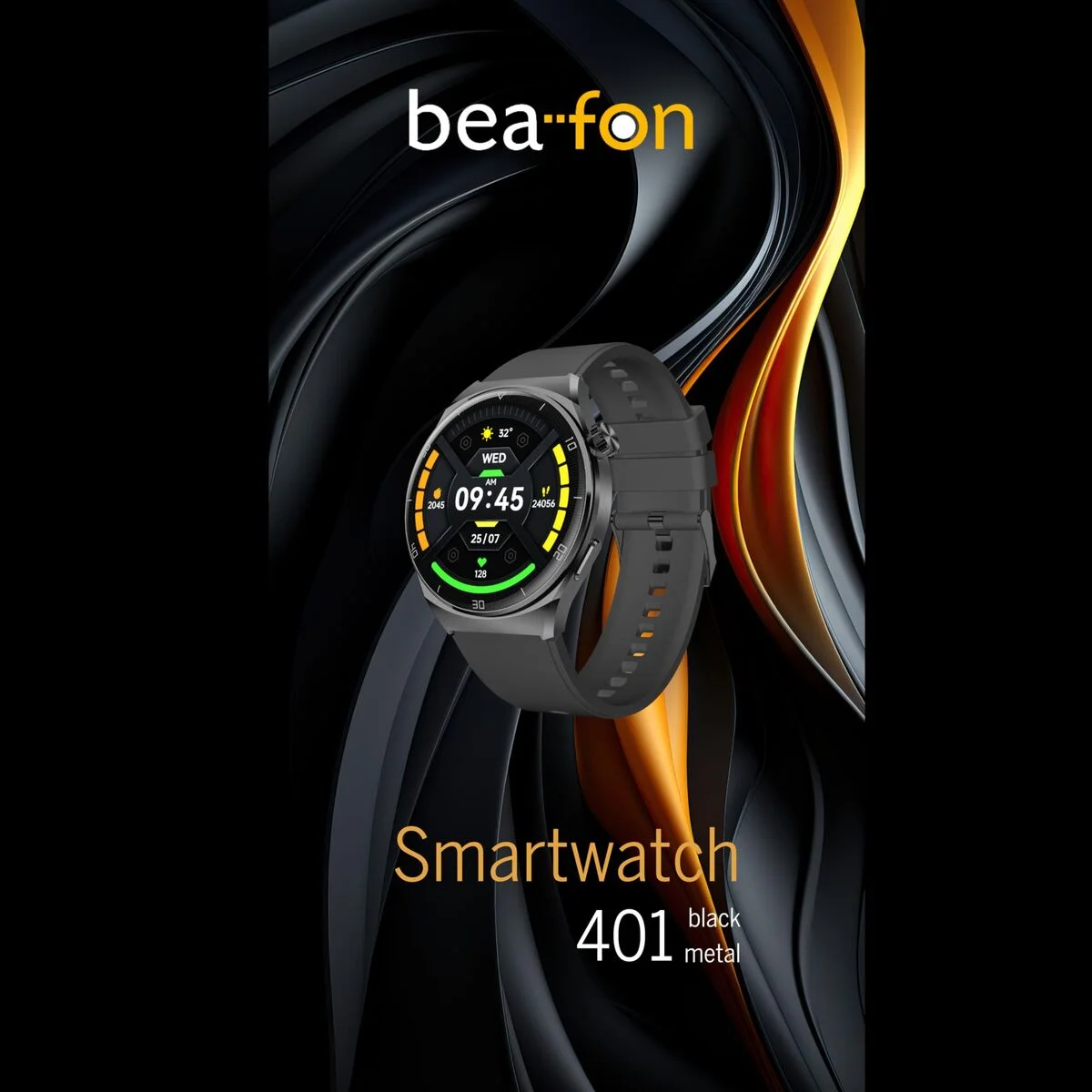 Smartwatch beafon WATCH 401 43 mm 1,43" Negro Plateado