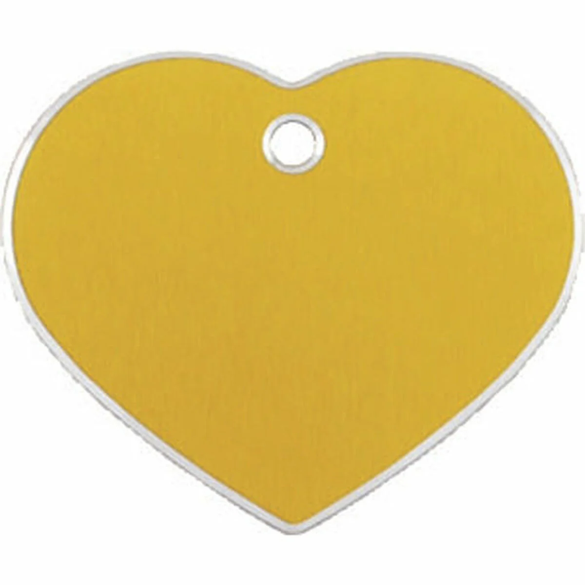 Placa identificativa para collar Imarc Hi Line Dorado Corazón Aluminio