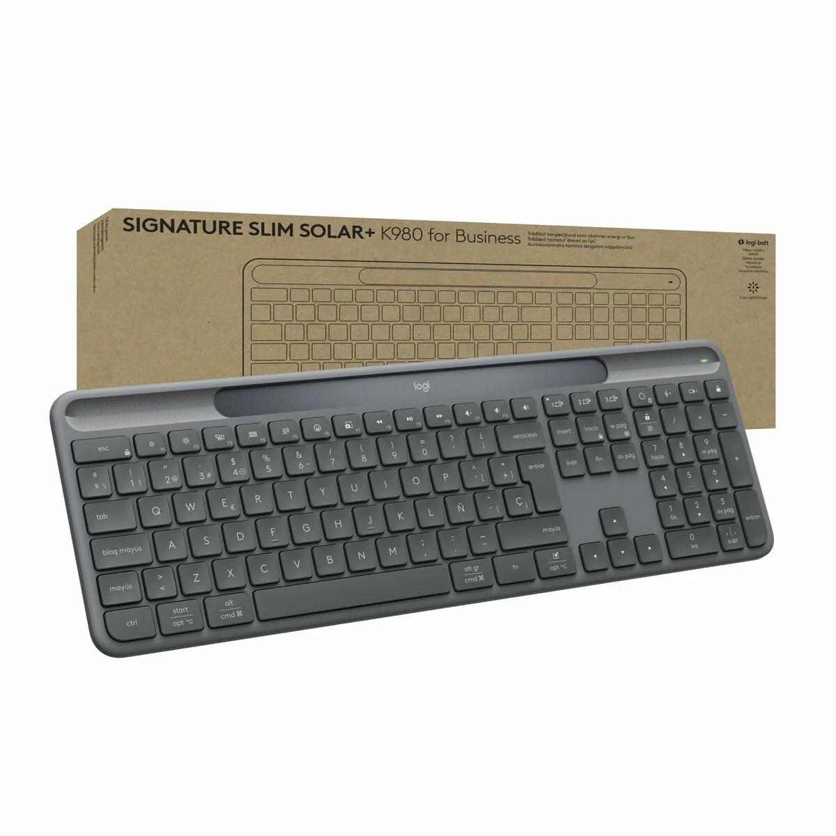 Teclado y Ratón Logitech 920-013775 Grafito Español Qwerty Español QWERTY